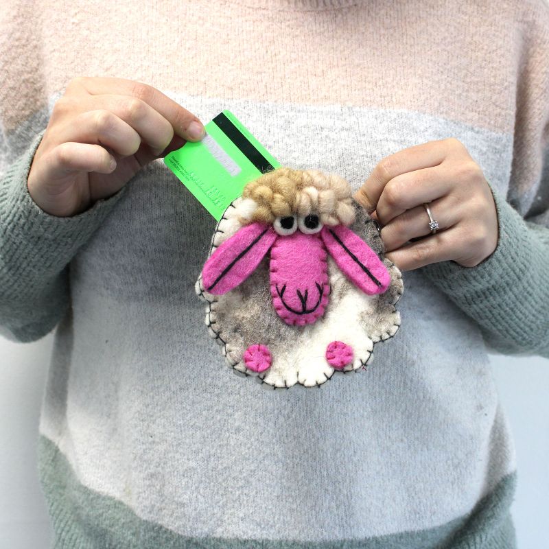 Pochettes en feutre (assorti) - Mouton