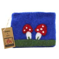 Pochettes en feutre (assorti) - Champignons