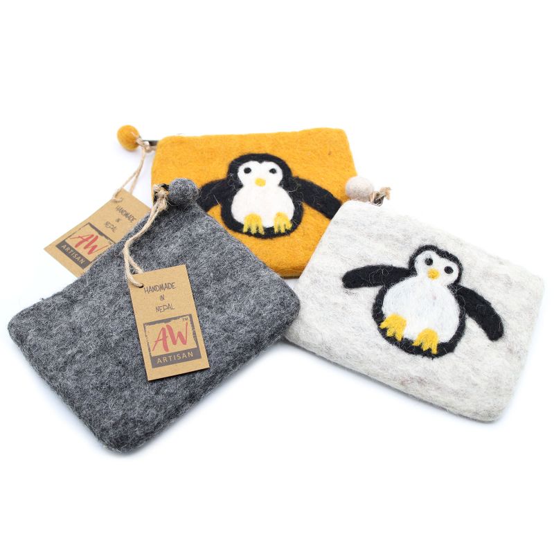Pochettes en feutre (assorti) - Pingouins