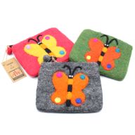 Pochettes en feutre (assorti) - Papillon