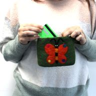 Pochettes en feutre (assorti) - Papillon
