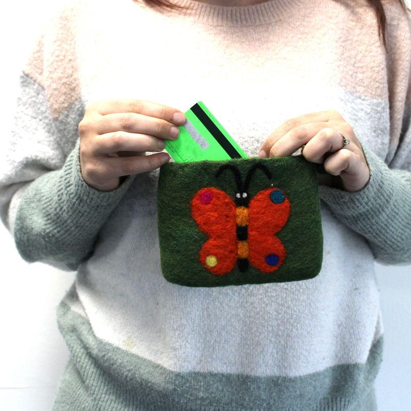 Pochettes en feutre (assorti) - Papillon