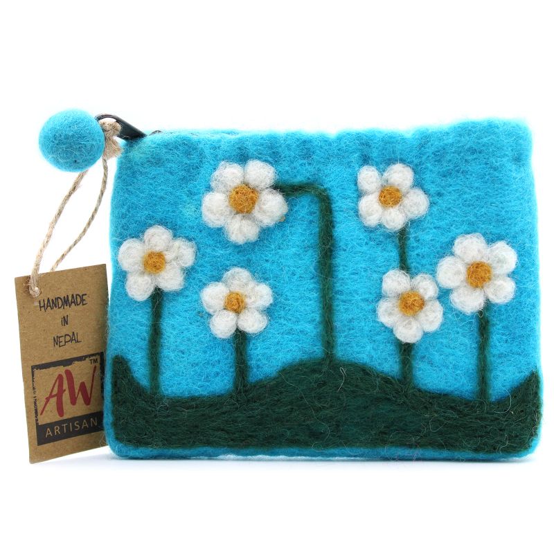 Pochettes en feutre (assorti) - Jardin de Fleurs