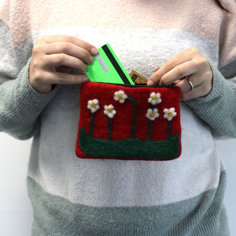 Pochettes en feutre (assorti) - Jardin de Fleurs
