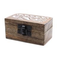 Boite en Bois Blanchi - Petit - Design Slave