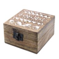 Boite en Bois Blanchi - Moyen - Design Slave