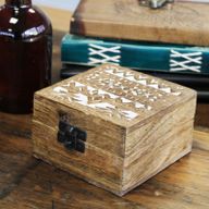 Boite en Bois Blanchi - Moyen - Design Slave