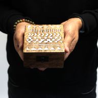 Boite en Bois Blanchi - Moyen - Design Slave