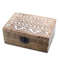 Boite en Bois Blanchi - Grand - Design Slave