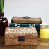 Boite en Bois Blanchi - Grand - Design Slave
