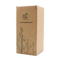 Bocal en Verre Couvercle Bambou - 20cm
