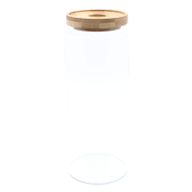Bocal en Verre Couvercle Bambou - 25cm