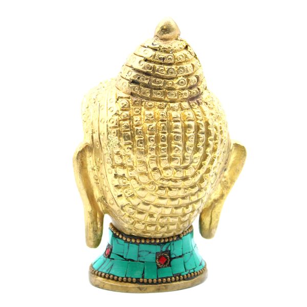 Figurines Boudha en Cuivre - Tête Grande - 11.5 cm