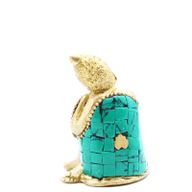 Figurines Boudha en Cuivre - Tête Grande - 11.5 cm