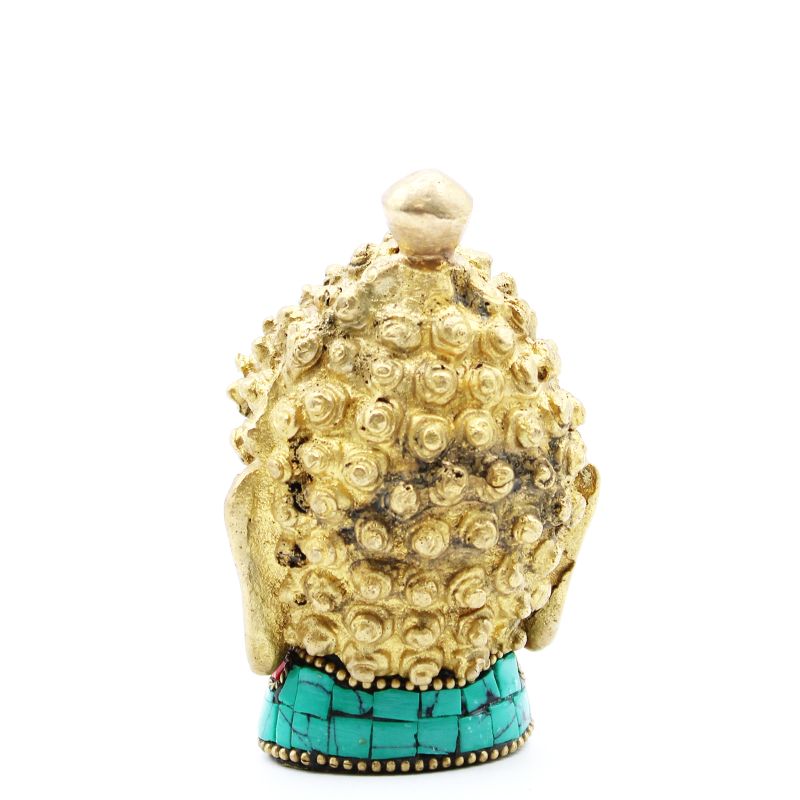 Figurines Boudha en Cuivre - Tête Medium - 8 cm