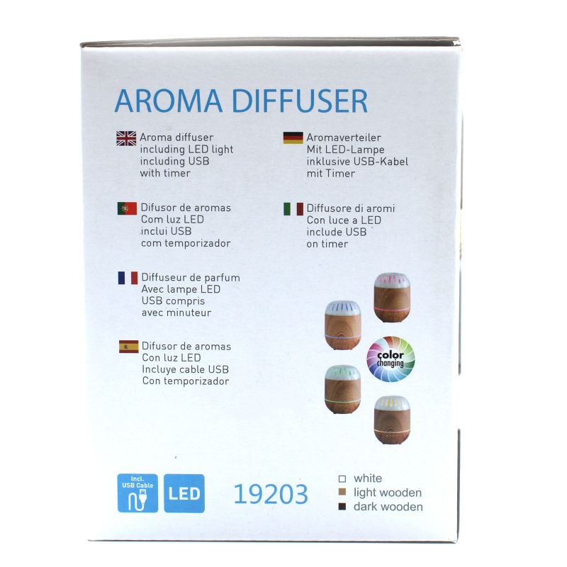 Diffuseur Palerme - USB - Changement de couleur - Minuteur