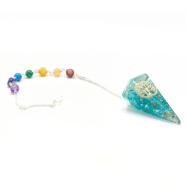 Pendule Orgonite de Puissance Chakra - Arbre de Vie