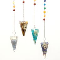 Pendule Orgonite de Puissance Chakra - Arbre de Vie