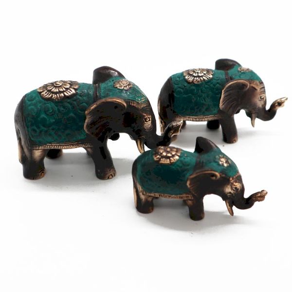 Set de 3 - Elephants Chanceux (tailles assorties)