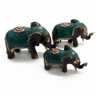 Set de 3 - Elephants Chanceux (tailles assorties)