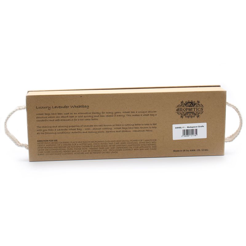 Sacs de détente au parfum Lavande avec boite-cadeau - Giraffe de Madagascar