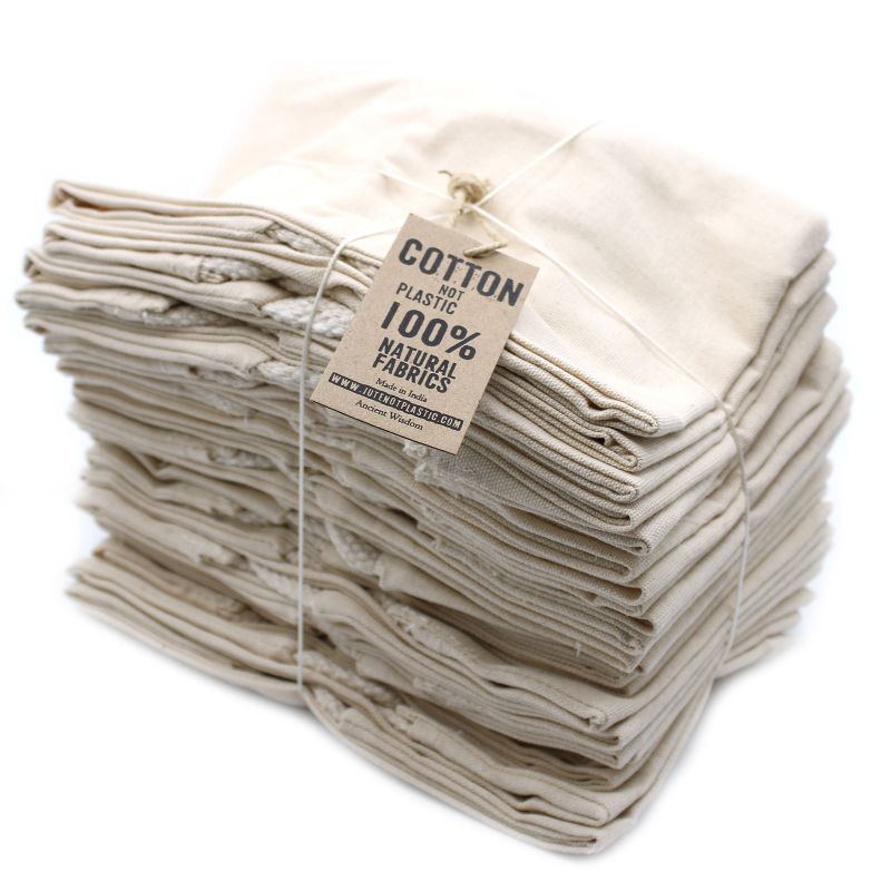 Housse de Sac de Blé Naturel 8 oz - Sans Impression
