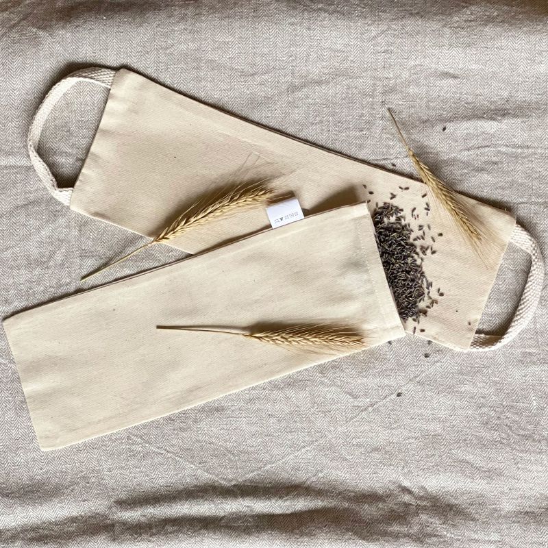 Housse de Sac de Blé Naturel 8 oz - Sans Impression