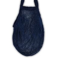 Sac en Filet en Coton Pur - Denim