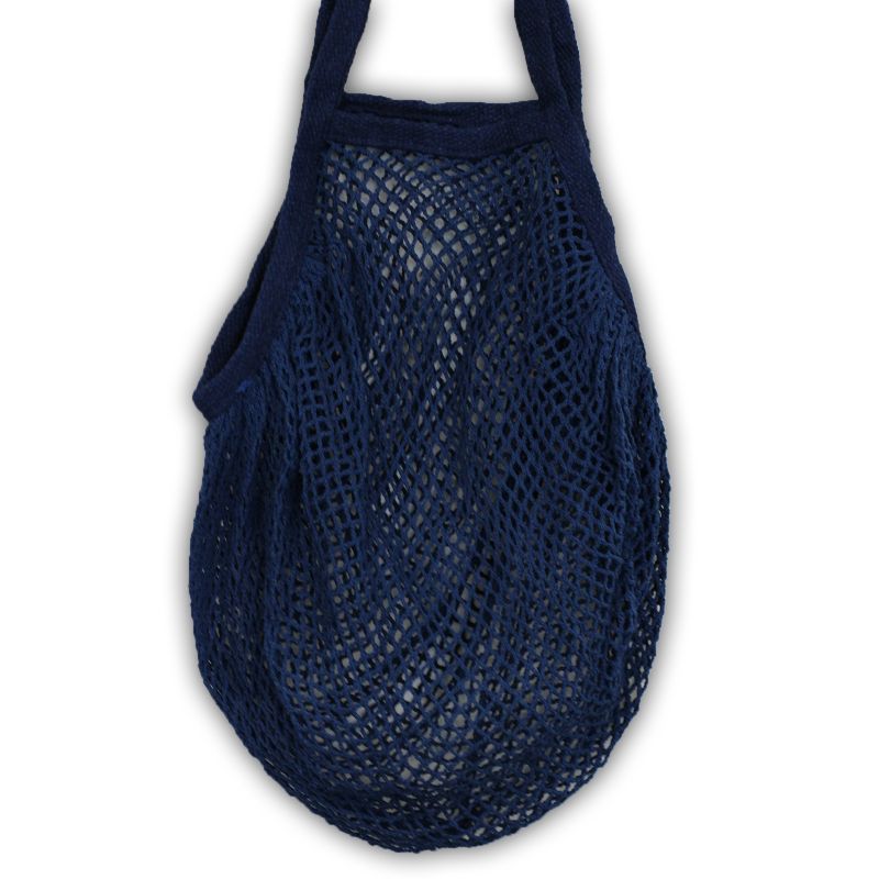 Sac en Filet en Coton Pur - Denim