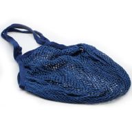 Sac en Filet en Coton Pur - Denim