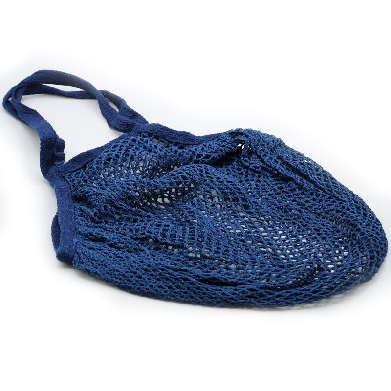 Sac en Filet en Coton Pur - Denim