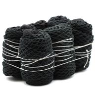 Sac en Filet en Coton Pur - Noir