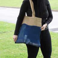Sac en Filet en Coton et Jute - Denim
