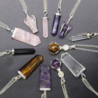 Pendentif Ange Gardien Pierre Précieuse - Quartz Rose
