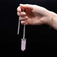 Pendentif Crayon Plat Pierres Précieuses - Améthyste