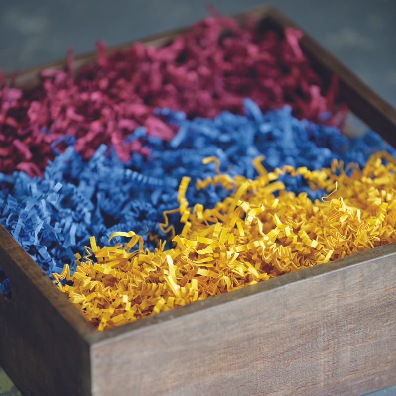 Frissure de Papier ZigZag DeLux - Bleu (1KG)