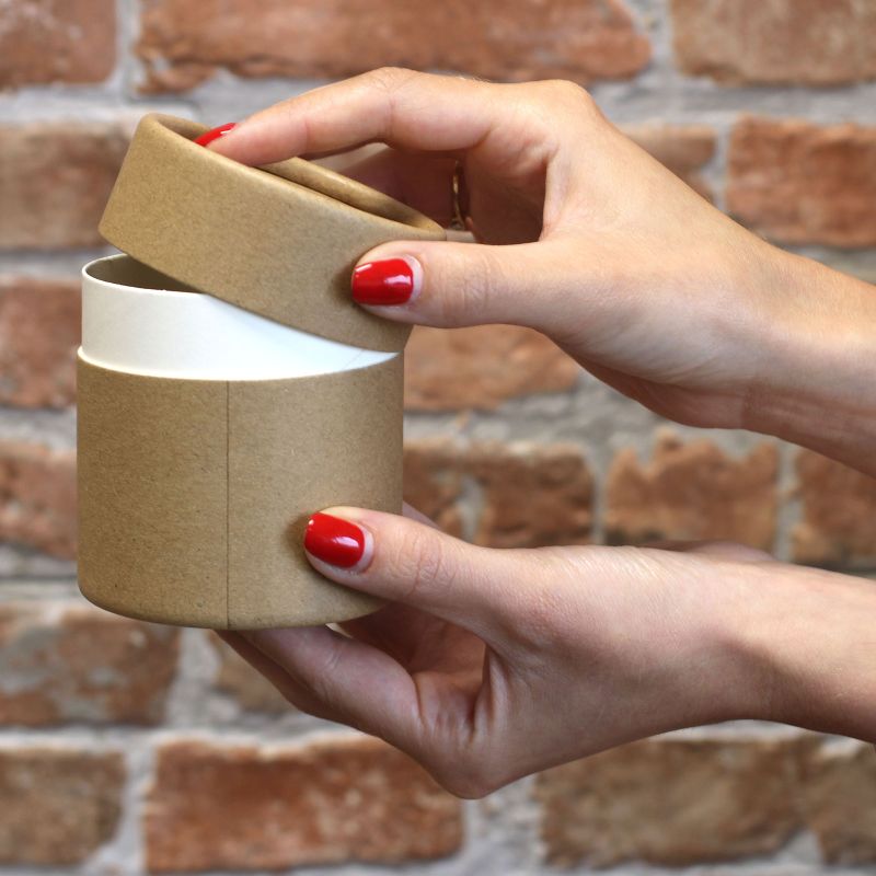 Tube en Carton Kraft Marron HD:8,5 cm DE:7,5 cm