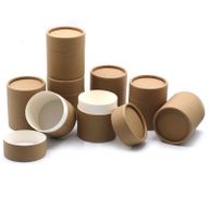 Tube en Carton Kraft Marron HD:8,5 cm DE:7,5 cm