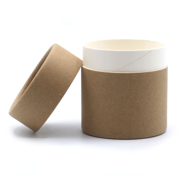 Tube en Carton Kraft Marron HD:8,5 cm DE:7,5 cm