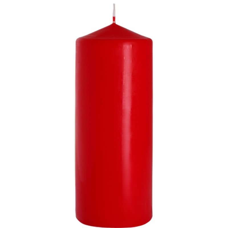 Bougie Pilier 80x200mm - Rouge