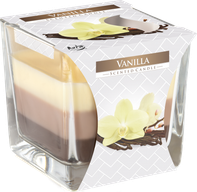 Bougies Arc-en-Ciel en Verre - Vanille