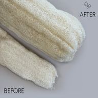 Loofah Entier de Luxe Égyptien - Comprimé - 50-60cm