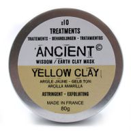 Masques pour visage en argile Jaune 80g