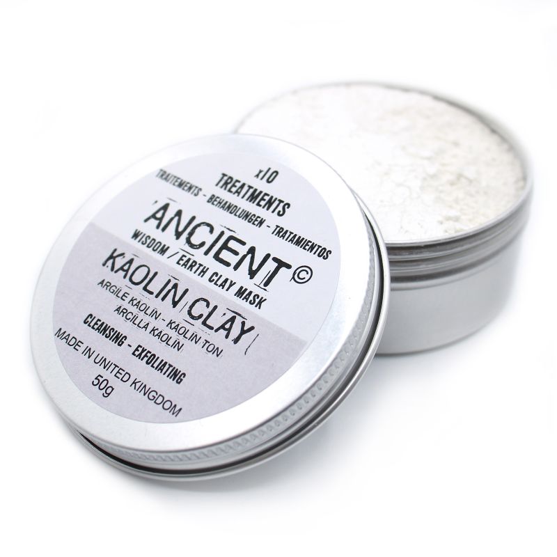 Masques pour visage en argile Kaolin 50g