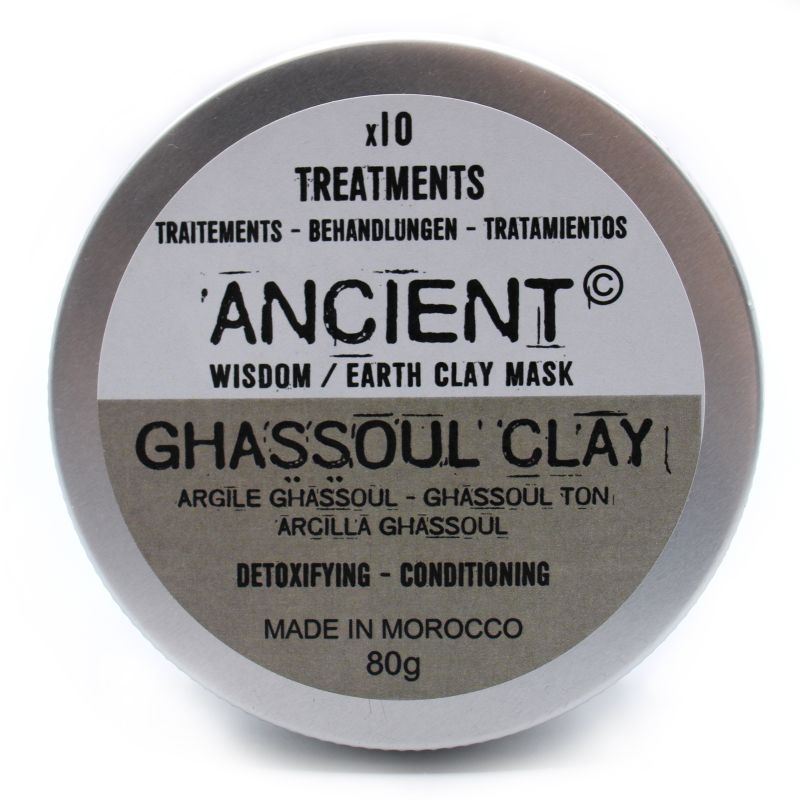 Masques pour visage en argile Ghassoul 80g