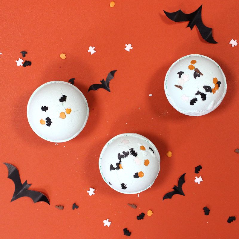 Bombe de Bain d'Halloween - Citron Vert et Noix de Coco