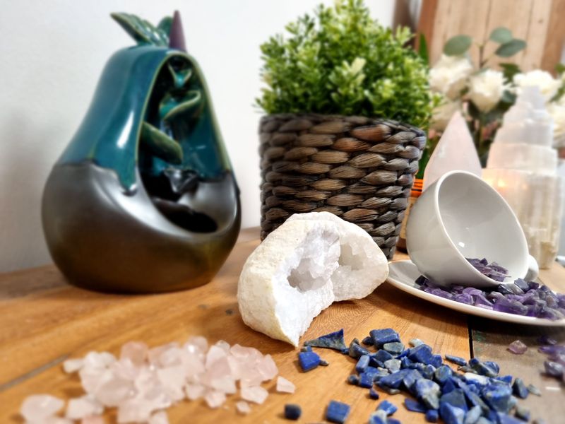 Éclats de Pierres Précieuses de Quartz Clair en Vrac - 1KG