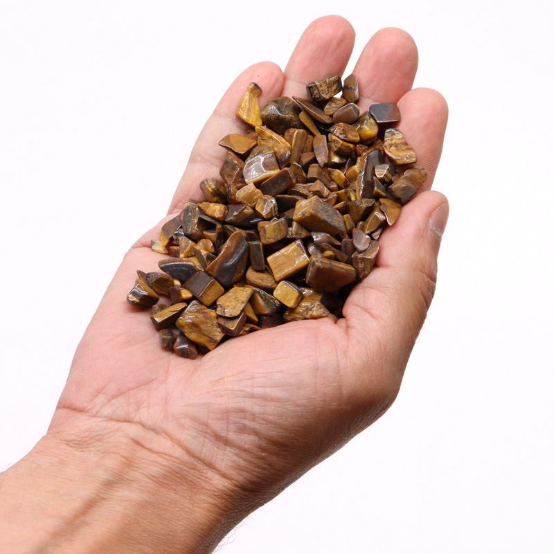 Éclats de Pierres Précieuses d'Oeil de Tigre en Vrac - 1KG