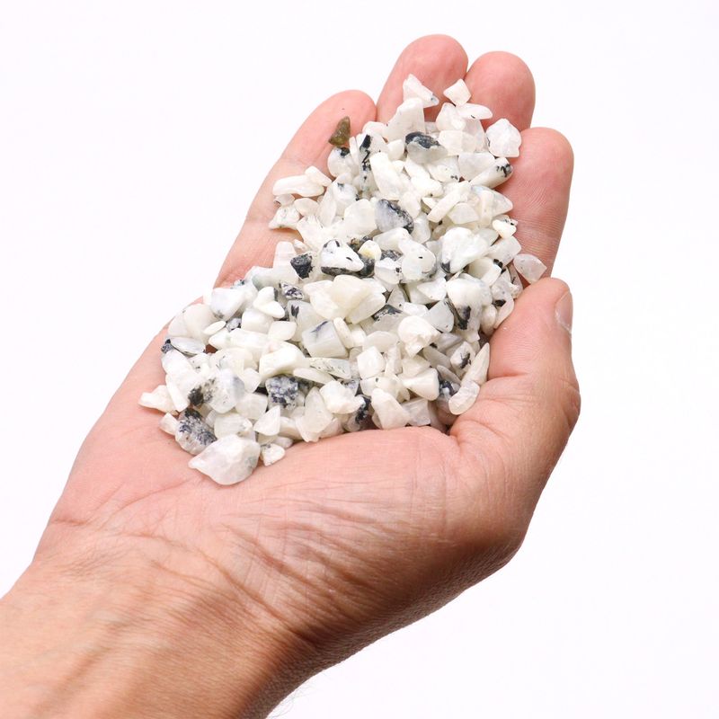 Éclats de Pierres Précieuses Rainbow Moon en Vrac - 1KG