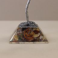 Arbre à Pierres Précieuses avec Base en Orgonite - 80 Pierres - Multi